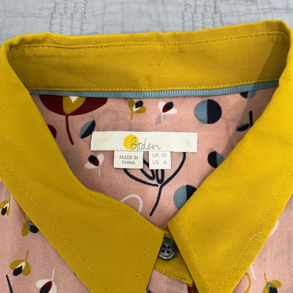 Boden 100 Percent Silk blouse - Picture 5 of 7